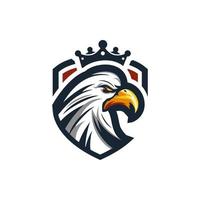 logotipo de águila con vector de calidad premium para su negocio