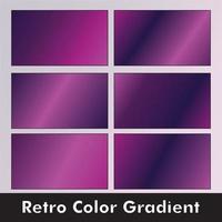 Retro Colorful Gradient Background vector