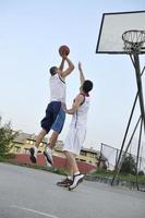 Basketball player view photo