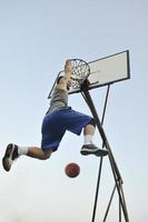 Basketball player view photo