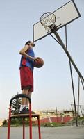 Basketball player view photo