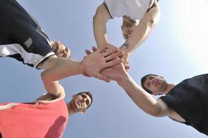 equipo de jugadores de baloncesto foto