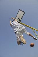 vista del jugador de baloncesto foto