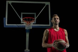 retrato de jugador de baloncesto foto