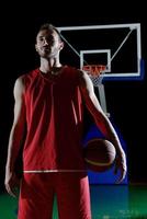 retrato de jugador de baloncesto foto