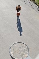 Street basketball view photo