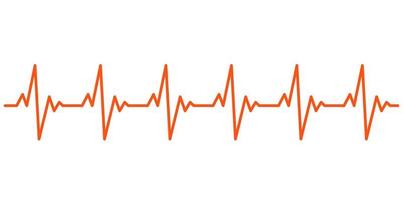 Heart beat ekg cardiogram line pulse icon. Electrocardiogram heart beat ecg rate monitor vector