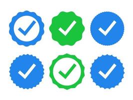 Check icon tick mark sign. Ok correct yes green vector accept choice list success right checkmark