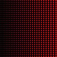 Red dots halftone on black background. Red halftone dots. Eps10 vector