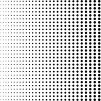 Black halftone dots. Black dots halftone on white background. Eps10 vector