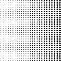 Black halftone dots. Black dots halftone on white background. Eps10 vector