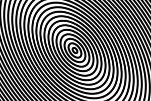 Dark Black Background in Circles Lines design. Vector illustration