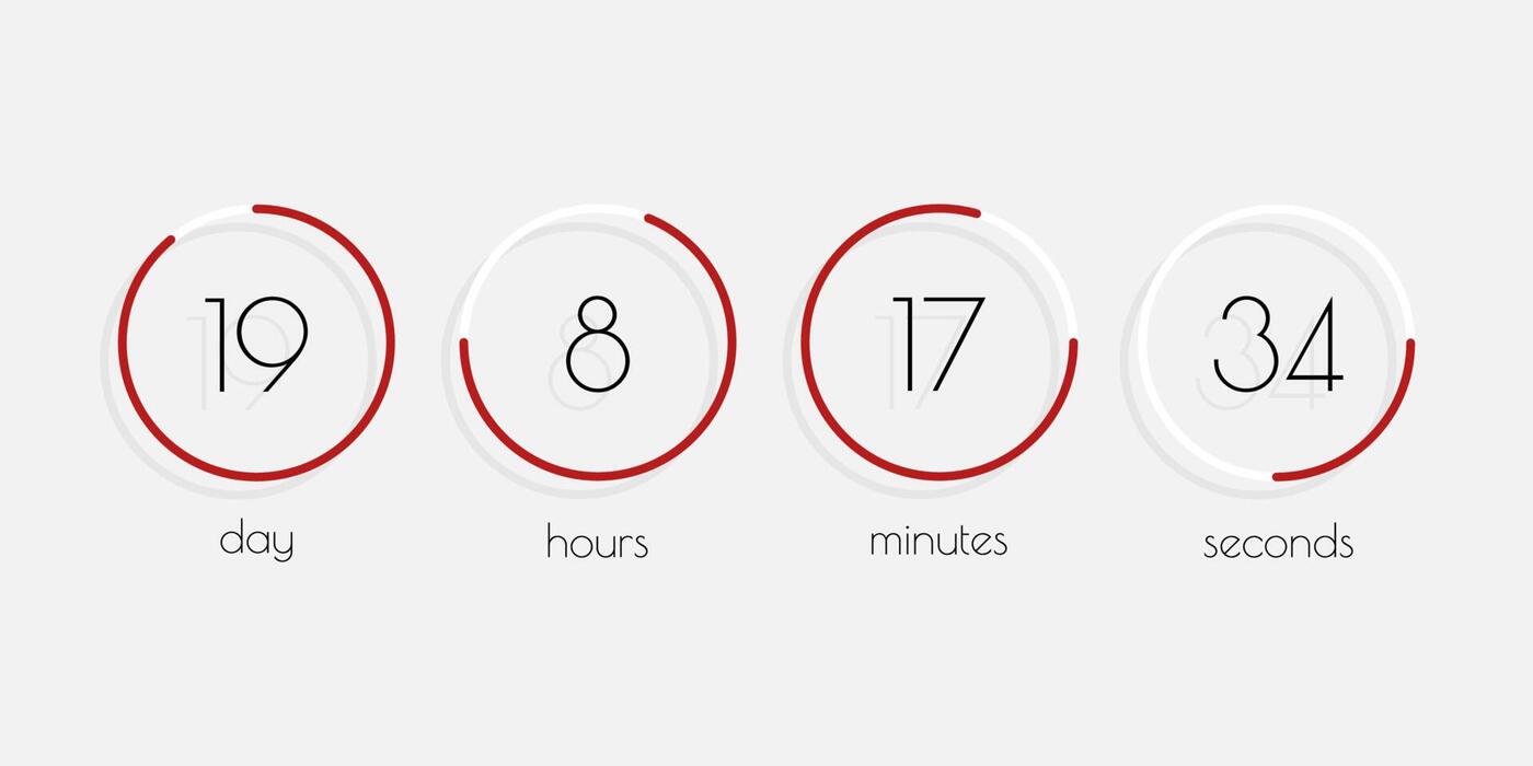 Countdown Timer Vector Art, Icons, and Graphics for Free Download