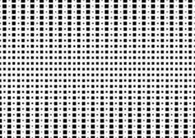 Black ground rectangular pattern fabric cut from small to large black vector