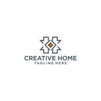 Creative Home logo icon vector image