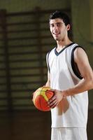 Retrato de jugador de baloncesto foto