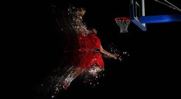 basketball player in action photo