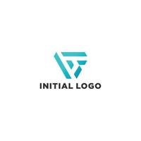 imagen vectorial del icono del logotipo inicial vector