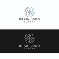 Brain logo icon vector image