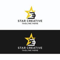 Start creative logo design icon template vector