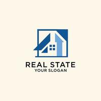 Real state logo icon vector image