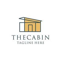 The cabin logo icon design vector