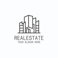 Realestate logo design icon template vector