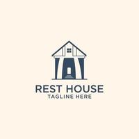 House logo icon vector image