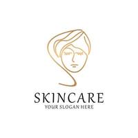 Skincare logo icon vector image