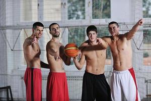 vista del juego de baloncesto foto