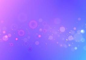 Festive purple pink bokeh gradient celebration luminous background. New year background vector