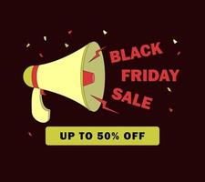 BLACK FRIDAY banner vector