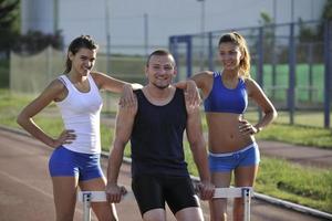 vista del equipo de atletismo foto