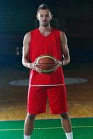 retrato de jugador de baloncesto foto