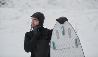 Arctic surfer view photo