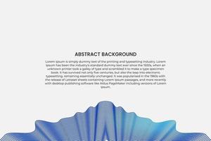 Abstract blue line wave background. Modern blue line background vector