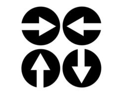 Arrow shapes design vector
