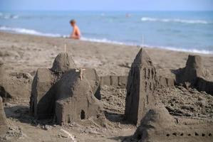 sand castle view photo