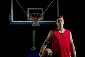 retrato de jugador de baloncesto foto