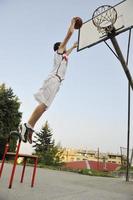 Basketball player view photo