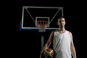 Basketball player portrait photo