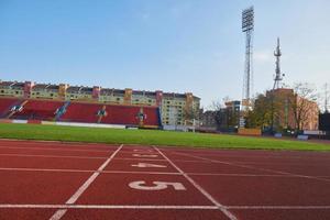 athletic track view photo