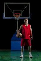 Basketball player portrait photo