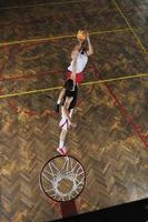 vista del juego de baloncesto foto