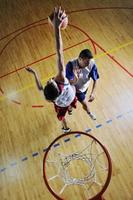 Basketball game view photo