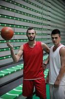 Basketball player portrait photo