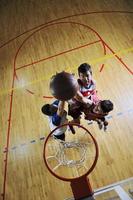 vista del juego de baloncesto foto