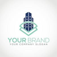 Real Estate Logo. Real Estate, Building, Construction And Architecture Logo Vector Design. Property House Logo.