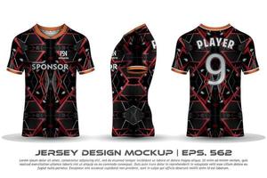 diseño de jersey camiseta de sublimación patrón geométrico premium increíble colección de vectores para fútbol fútbol carreras ciclismo juegos motocross deportes