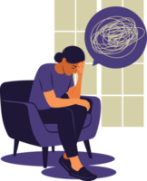 depressed people clipart png